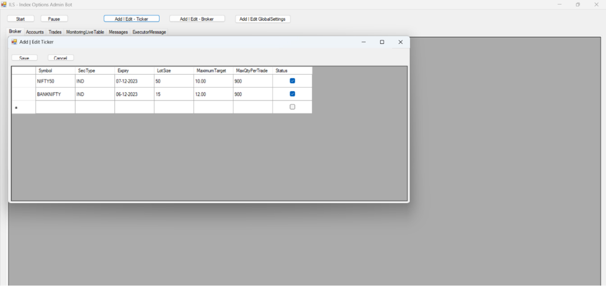 Multi-Account-Options
