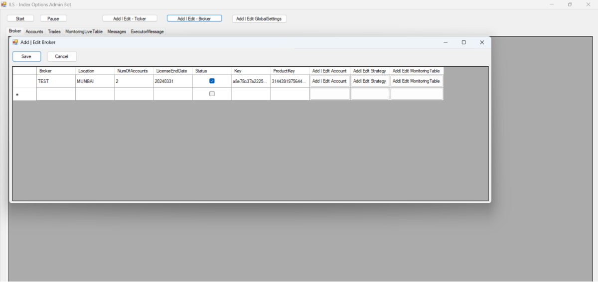 Multi-Account-Options